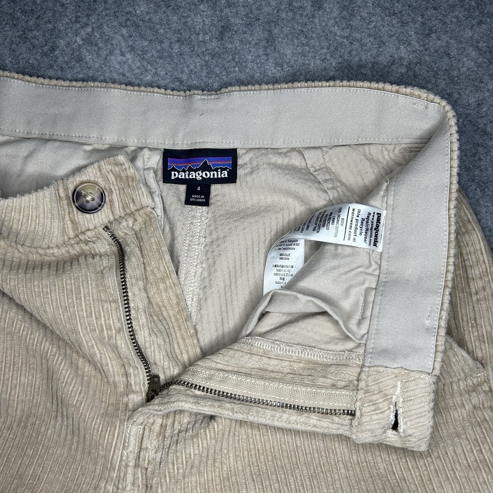 Patagonia Women's 28x26 Khaki Corduroy Pants Loose Tapered Fit - Picture 10 of 13